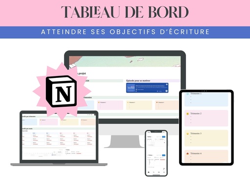 Notion Writing Goals Dashboard